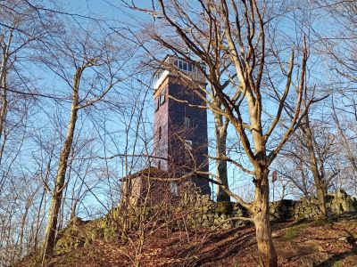 Wolfsberg Aussichtsturm (Vlcí hora, Tschechien)