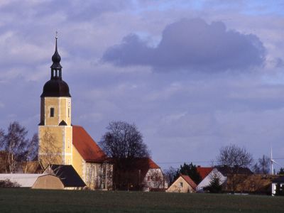Kirche Zschoppach mit Staupitz-Ausstellung