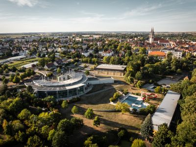 Platsch Oschatz mit Saunadorf und Schwimmhalle