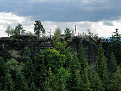 Felsenburg Schauenstein (Šaunštejn, Tschechien)