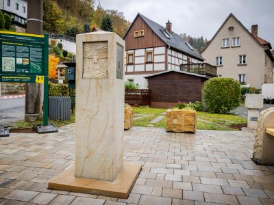 Caspar-David-Friedrich-Stele Krippen