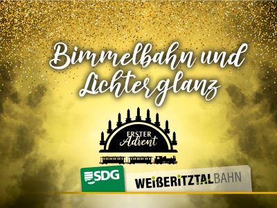 Bimmelbahn & Lichterglanz auf der Weißeritztalbahn - befahrbarer Weihnachtsmarkt