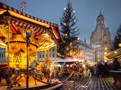 Romantischer Weihnachtsmarkt am Dresdner Schloss