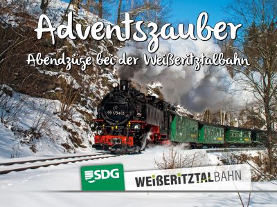 Adventszauber auf der Weißeritztalbahn